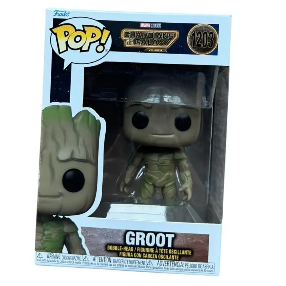 Funko Pop Marvel Groot #1203 Guardians Galaxy Vol 3 Vinyl Bobblehead